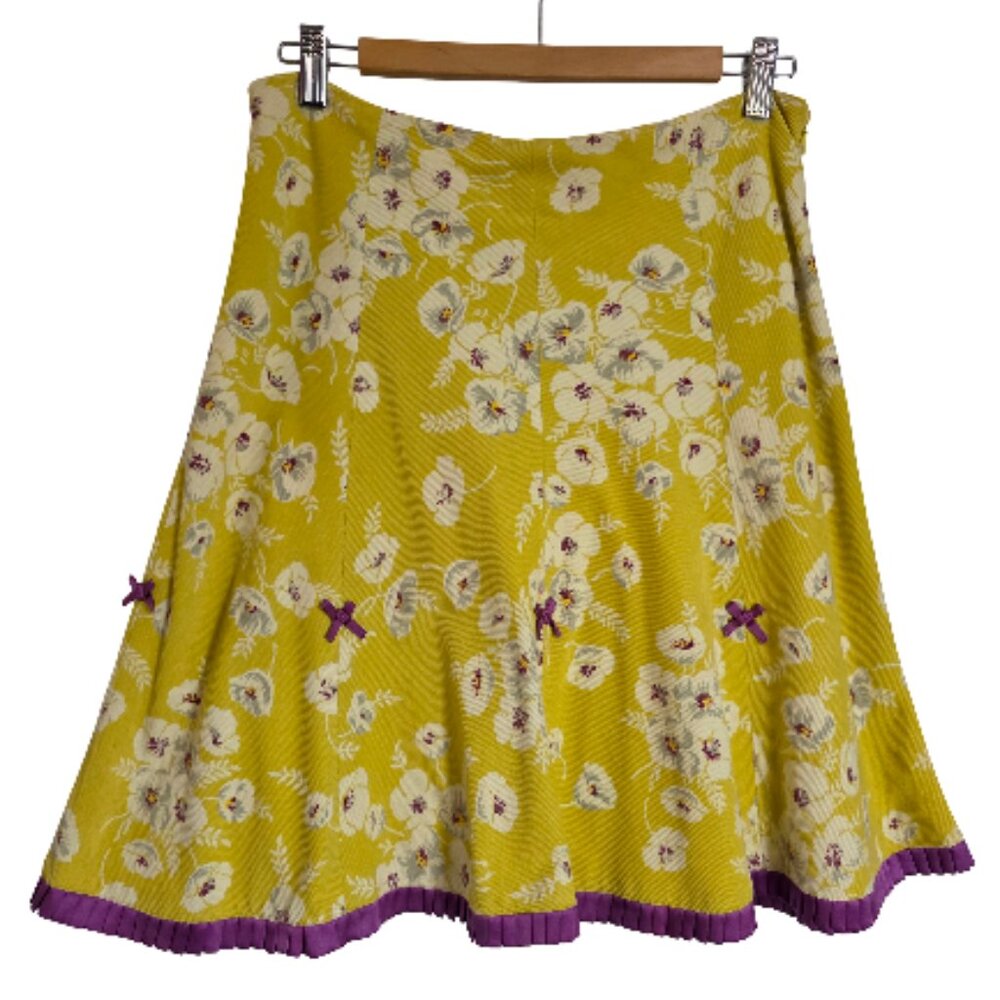 Anthropologie Elevenses A-Line Skirt Size 8